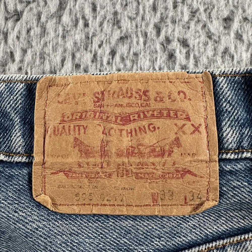 Vintage Levi's 505-0217 Jeans Mens‎ 33x34(32x34 Fits)Blue Straight Leg US 80's